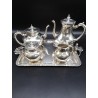 Juego de cafe de plata .