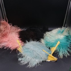 Abanicos de plumas de Raquel Meller.