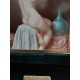 Miniatura en marfil "Estudio " de A. Larrumbide