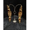 Pendientes catalanes aragoneses en oro del S XVIII